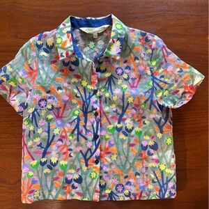 Cheerful and playful short sleeved designer shirt